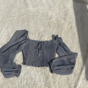 Aritzia Wilfred Ruched Square Neck Top – Size S | Romantic Core | Soft Stretch